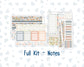 Kit 0300 - Laurel Denise The Scout Planner Large - Monthly Kit - October - Autumn Stroll
