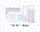 Kit 0252 - Laurel Denise The Scout Planner Large - Monthly Kit - February - Tokyo Candy Cloud