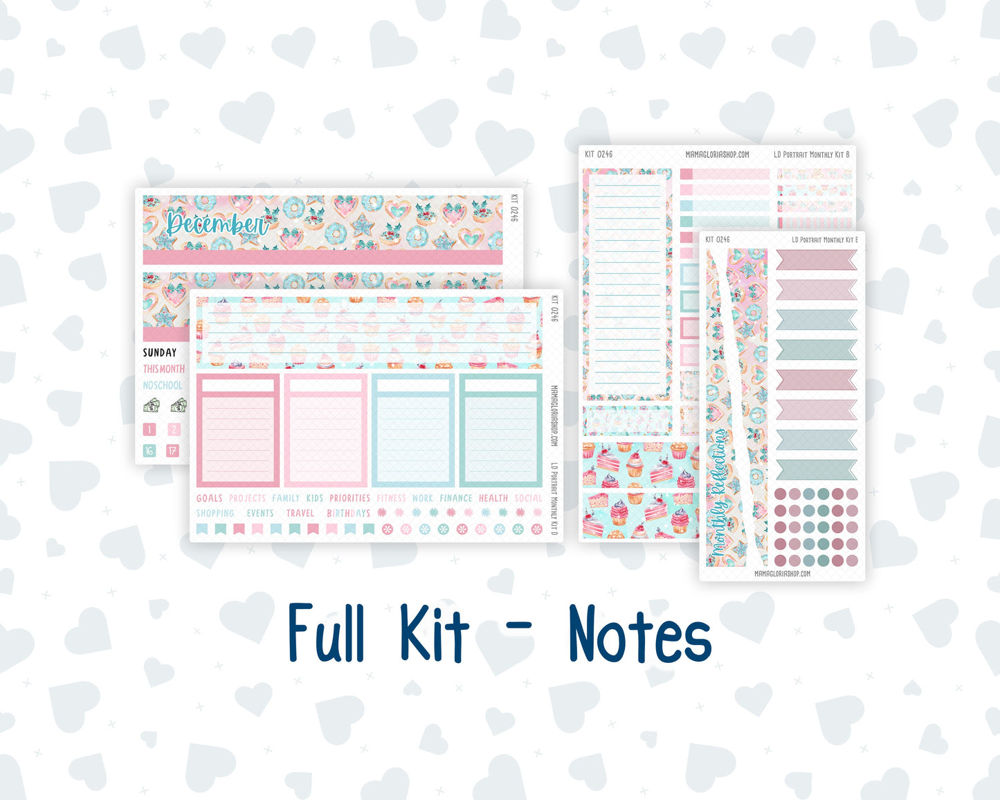 Kit 0246 - Laurel Denise Portrait - Monthly Kit - December - Gingerbread Sweets