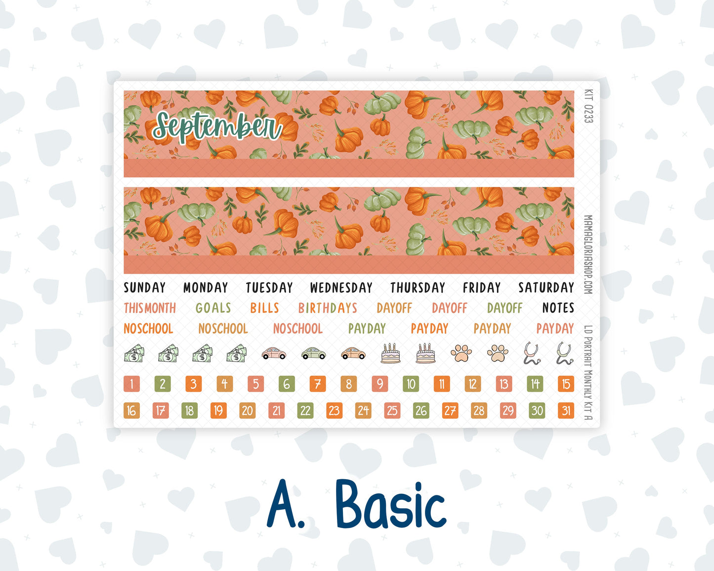 Kit 0233 - Laurel Denise Portrait - Monthly Kit - September - Cinnamon Days
