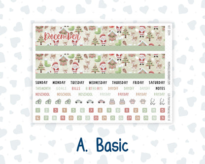Kit 0244 - Laurel Denise Portrait - Monthly Kit - December - Santas Village
