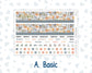 Kit 0300 - Laurel Denise The Scout Planner Large - Monthly Kit - October - Autumn Stroll
