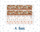 Kit 0296 - Laurel Denise The Scout Planner Large - Monthly Kit - September - Coffee Break