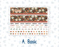 Kit 0298 - Laurel Denise The Scout Planner Large - Monthly Kit - October - Velvet Bloom