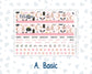 Kit 0297 - Laurel Denise The Scout Planner Large - Monthly Kit - October - Pink Spell