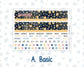 Kit 0248 - Laurel Denise The Scout Planner Large - Monthly Kit - January - Midnight Countdown