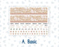 Kit 0301 - Laurel Denise The Scout Planner Large - Monthly Kit - November - Sunday Comfort