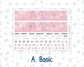 Kit 0253 - Laurel Denise The Scout Planner Large - Monthly Kit - February - Rosy Daydreams