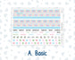 Kit 0262 - Laurel Denise The Scout Planner Large - Monthly Kit - April - Spring Puffs