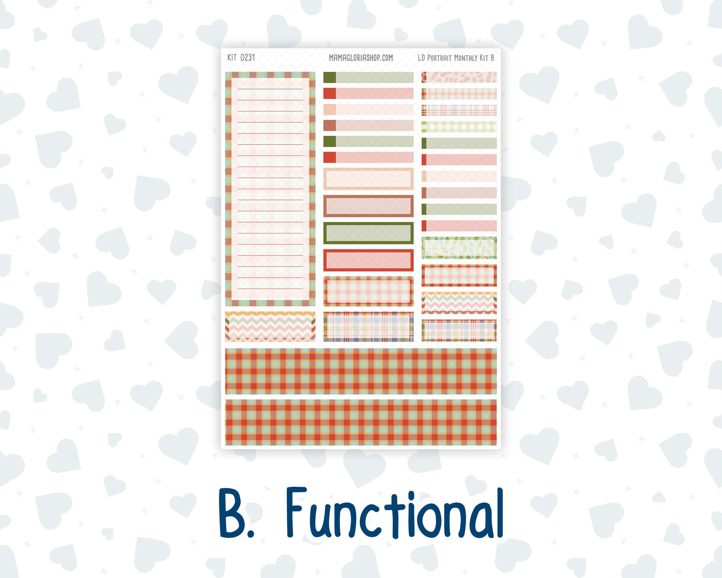 Kit 0231 - Laurel Denise Portrait - Monthly Kit - August - Backyard BBQ
