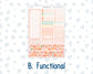 Kit 0278 - Laurel Denise The Scout Planner Large - Monthly Kit - August - Oops, All Peaches