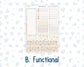 Kit 0261 - Laurel Denise The Scout Planner Large - Monthly Kit - April - Llama Spring