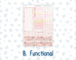 Kit 0294 - Laurel Denise The Scout Planner Large - Monthly Kit - September - Rosy Reveria