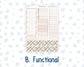 Kit 0301 - Laurel Denise The Scout Planner Large - Monthly Kit - November - Sunday Comfort