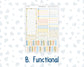Kit 0265 - Laurel Denise The Scout Planner Large - Monthly Kit - May - Honeybee Sky