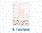 Kit 0297 - Laurel Denise The Scout Planner Large - Monthly Kit - October - Pink Spell