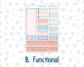 Kit 0268 - Laurel Denise The Scout Planner Large - Monthly Kit - June - Sea Sweeties