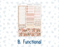 Kit 0296 - Laurel Denise The Scout Planner Large - Monthly Kit - September - Coffee Break