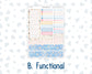 Kit 0305 - Laurel Denise The Scout Planner Large - Monthly Kit - December - Sugarplum Parade