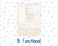 Kit 0260 - Laurel Denise The Scout Planner Large - Monthly Kit - April - Pastel Egg Hunt