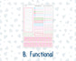 Kit 0262 - Laurel Denise The Scout Planner Large - Monthly Kit - April - Spring Puffs