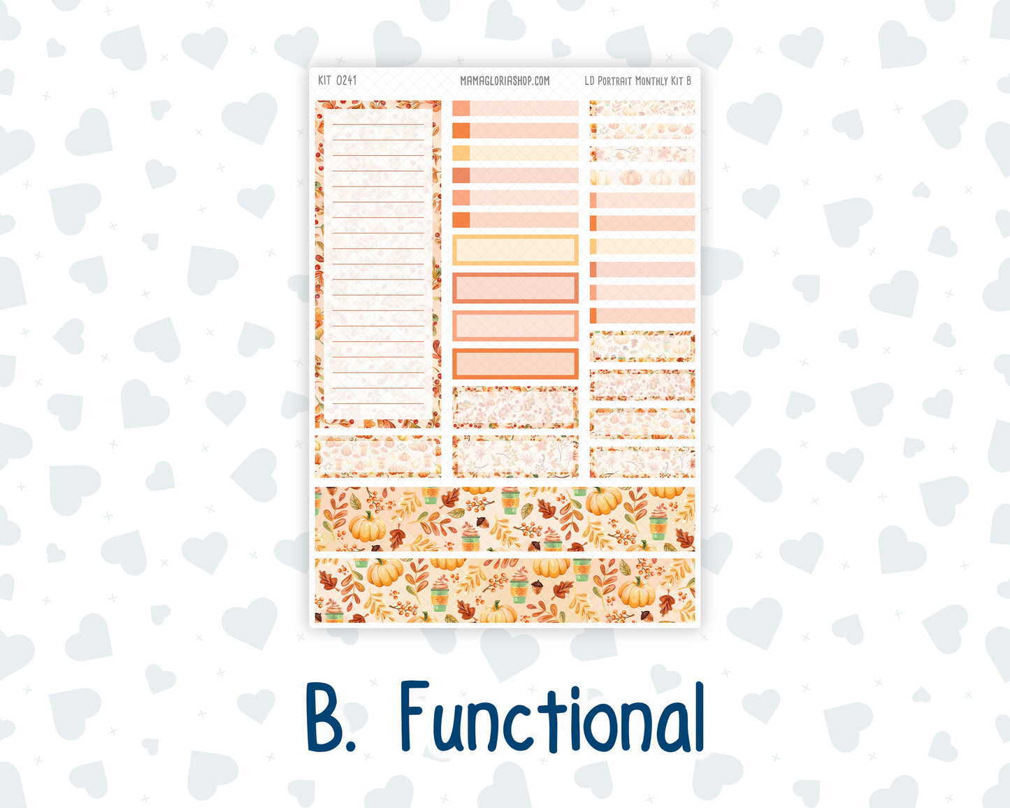 Kit 0241 - Laurel Denise Portrait - Monthly Kit - November - Pumpkin Latte
