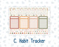 Kit 0298 - Laurel Denise The Scout Planner Large - Monthly Kit - October - Velvet Bloom