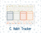Kit 0300 - Laurel Denise The Scout Planner Large - Monthly Kit - October - Autumn Stroll