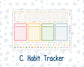 Kit 0260 - Laurel Denise The Scout Planner Large - Monthly Kit - April - Pastel Egg Hunt