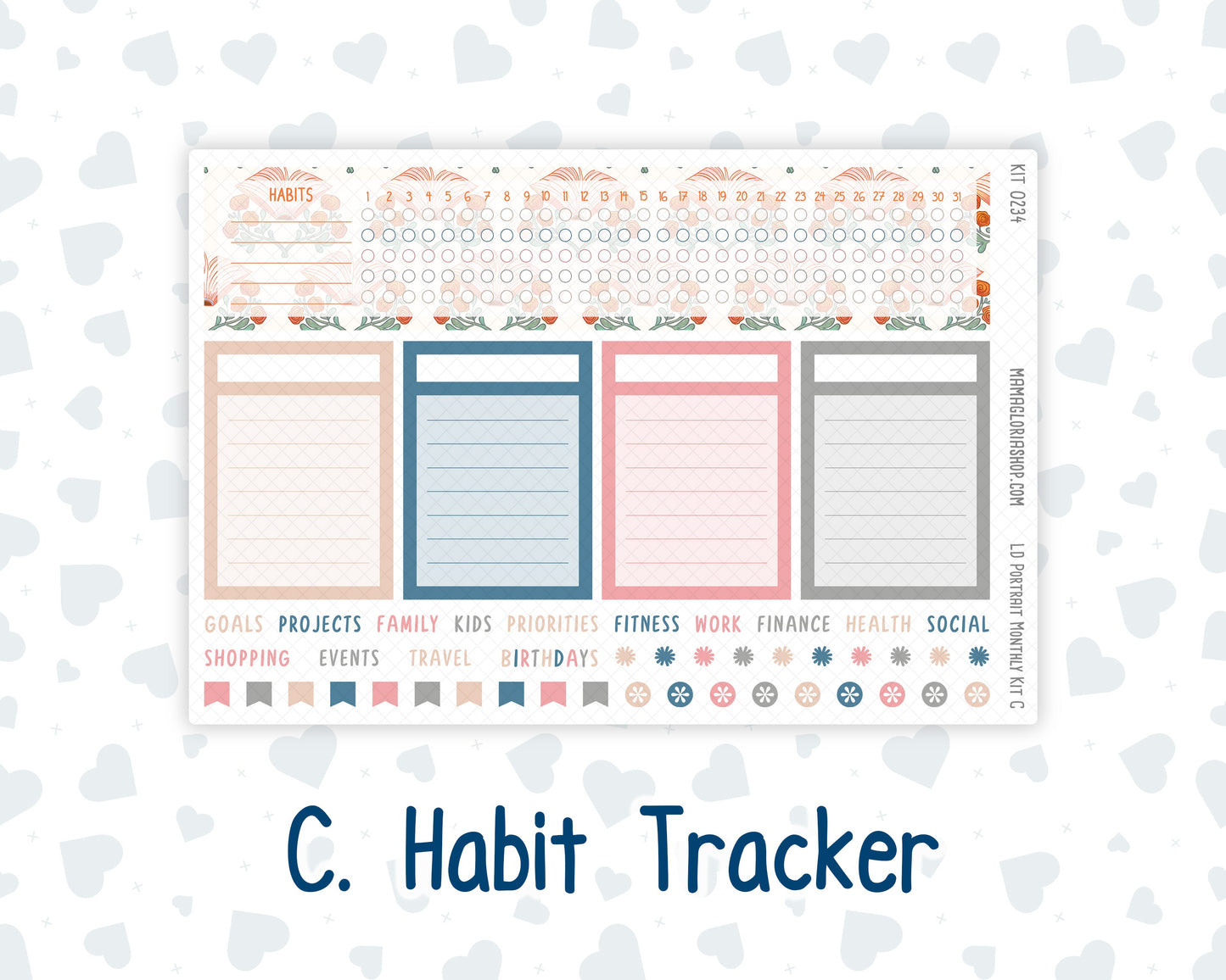 Kit 0234 - Laurel Denise Portrait - Monthly Kit - September - REF - Kit 0234 – Reader’s Escape - September