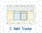 Kit 0274 - Laurel Denise The Scout Planner Large - Monthly Kit - July - Sunny Lemon Shore