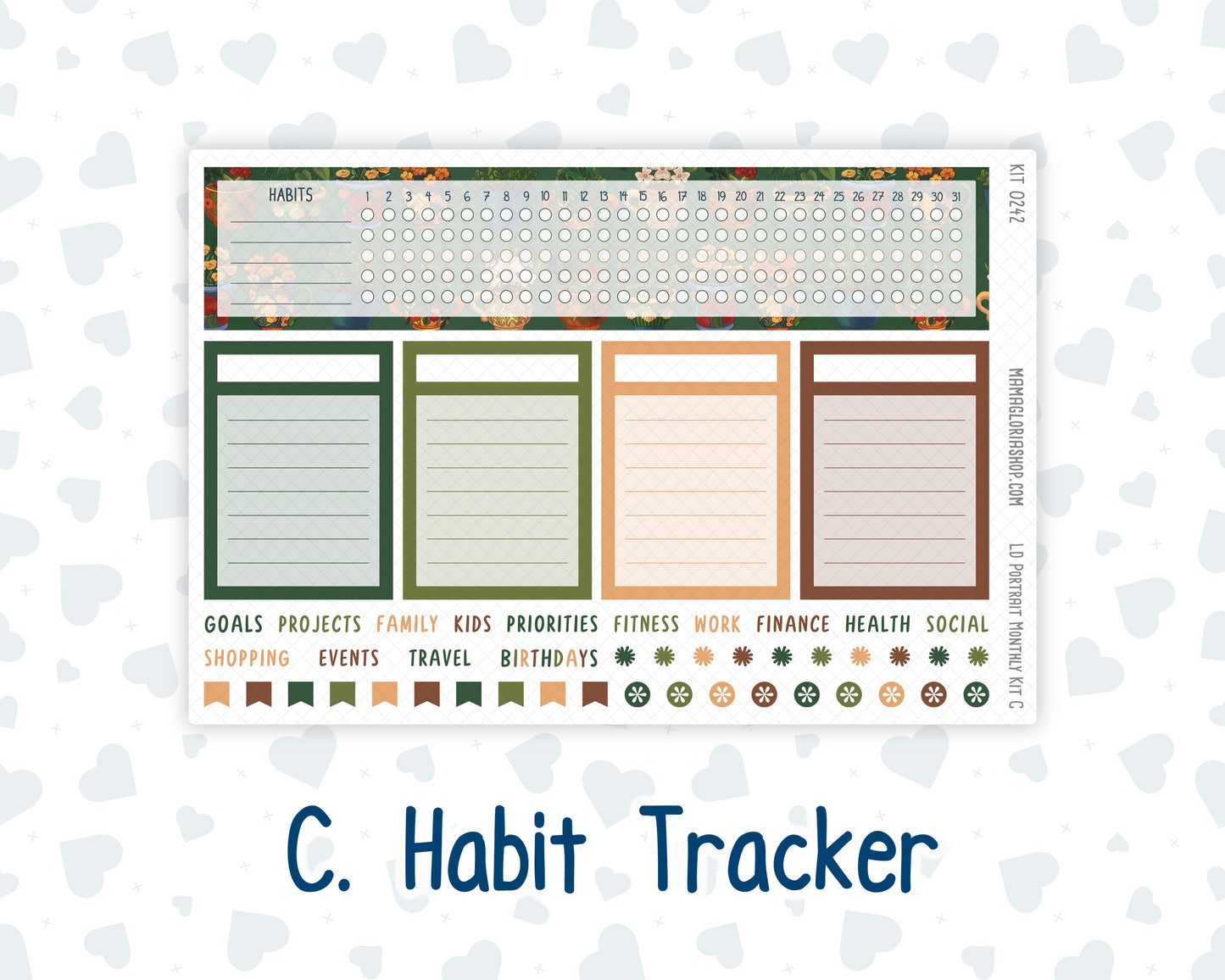 Kit 0242 - Laurel Denise Portrait - Monthly Kit - November - Cottage Autumn