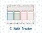 Kit 0275 - Laurel Denise The Scout Planner Large - Monthly Kit - July - Tropical Safari Blush
