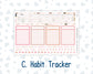 Kit 0297 - Laurel Denise The Scout Planner Large - Monthly Kit - October - Pink Spell