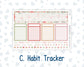 Kit 0308 - Laurel Denise The Scout Planner Large - Monthly Kit - December - Knit & Holly