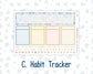 Kit 0265 - Laurel Denise The Scout Planner Large - Monthly Kit - May - Honeybee Sky