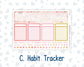 Kit 0294 - Laurel Denise The Scout Planner Large - Monthly Kit - September - Rosy Reveria