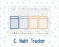 Kit 0299 - Laurel Denise The Scout Planner Large - Monthly Kit - October - Book Nook