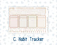 Kit 0301 - Laurel Denise The Scout Planner Large - Monthly Kit - November - Sunday Comfort