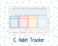 Kit 0305 - Laurel Denise The Scout Planner Large - Monthly Kit - December - Sugarplum Parade