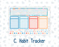 Kit 0268 - Laurel Denise The Scout Planner Large - Monthly Kit - June - Sea Sweeties