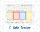 Kit 0269 - Laurel Denise The Scout Planner Large - Monthly Kit - June - Dolce Mare