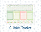 Kit 0256 - Laurel Denise The Scout Planner Large - Monthly Kit - March - Froggy Luck