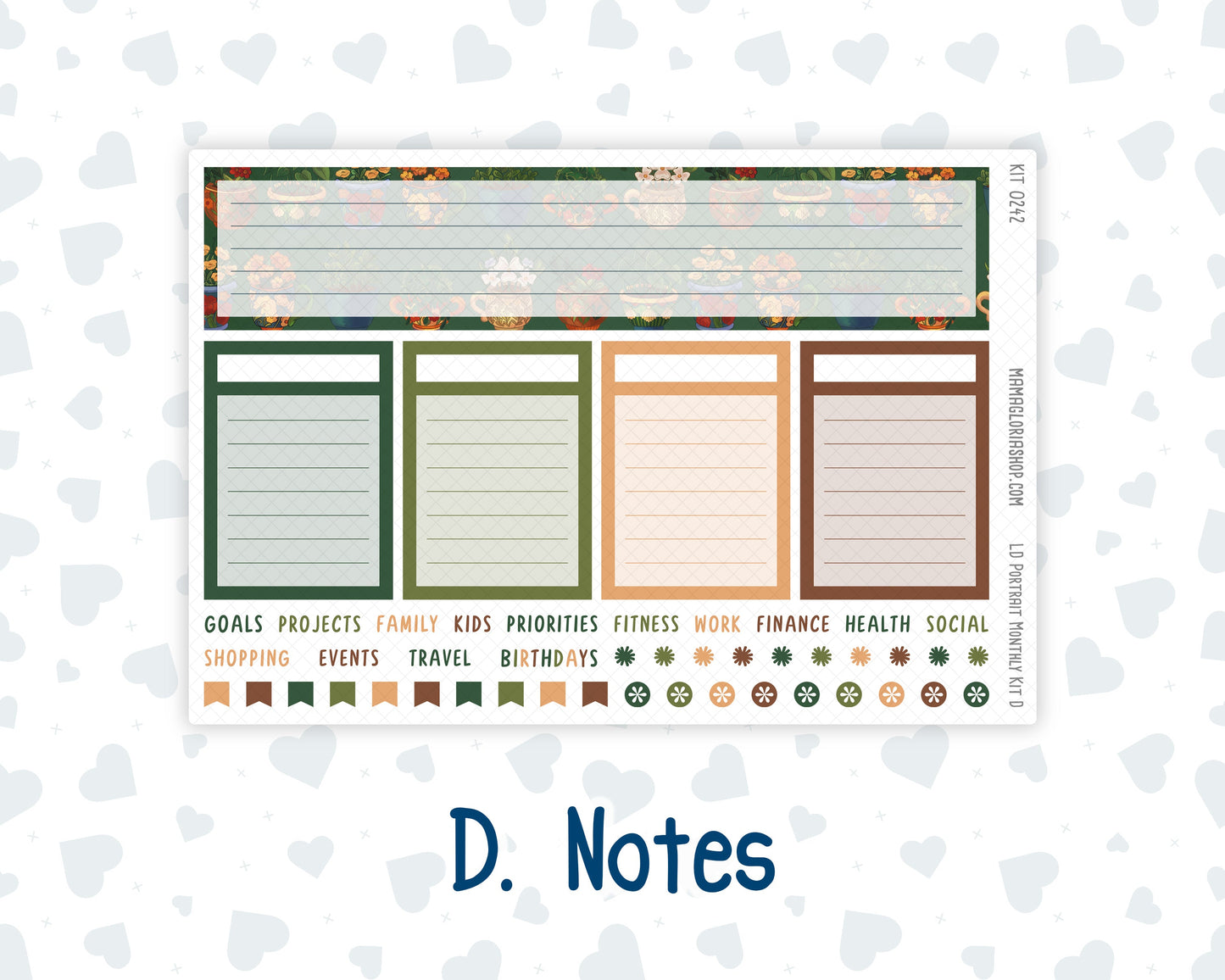 Kit 0242 - Laurel Denise Portrait - Monthly Kit - November - Cottage Autumn