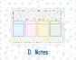 Kit 0279 - Laurel Denise The Scout Planner Large - Monthly Kit - August - Not Ready For School