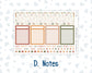 Kit 0298 - Laurel Denise The Scout Planner Large - Monthly Kit - October - Velvet Bloom