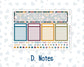 Kit 0304 - Laurel Denise The Scout Planner Large - Monthly Kit - November - Autumn In Bloom