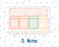 Kit 0278 - Laurel Denise The Scout Planner Large - Monthly Kit - August - Oops, All Peaches