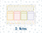Kit 0280 - Laurel Denise The Scout Planner Large - Monthly Kit - Half Past Six In August
