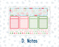Kit 0276 - Laurel Denise The Scout Planner Large - Monthly Kit - July - Melon Crush